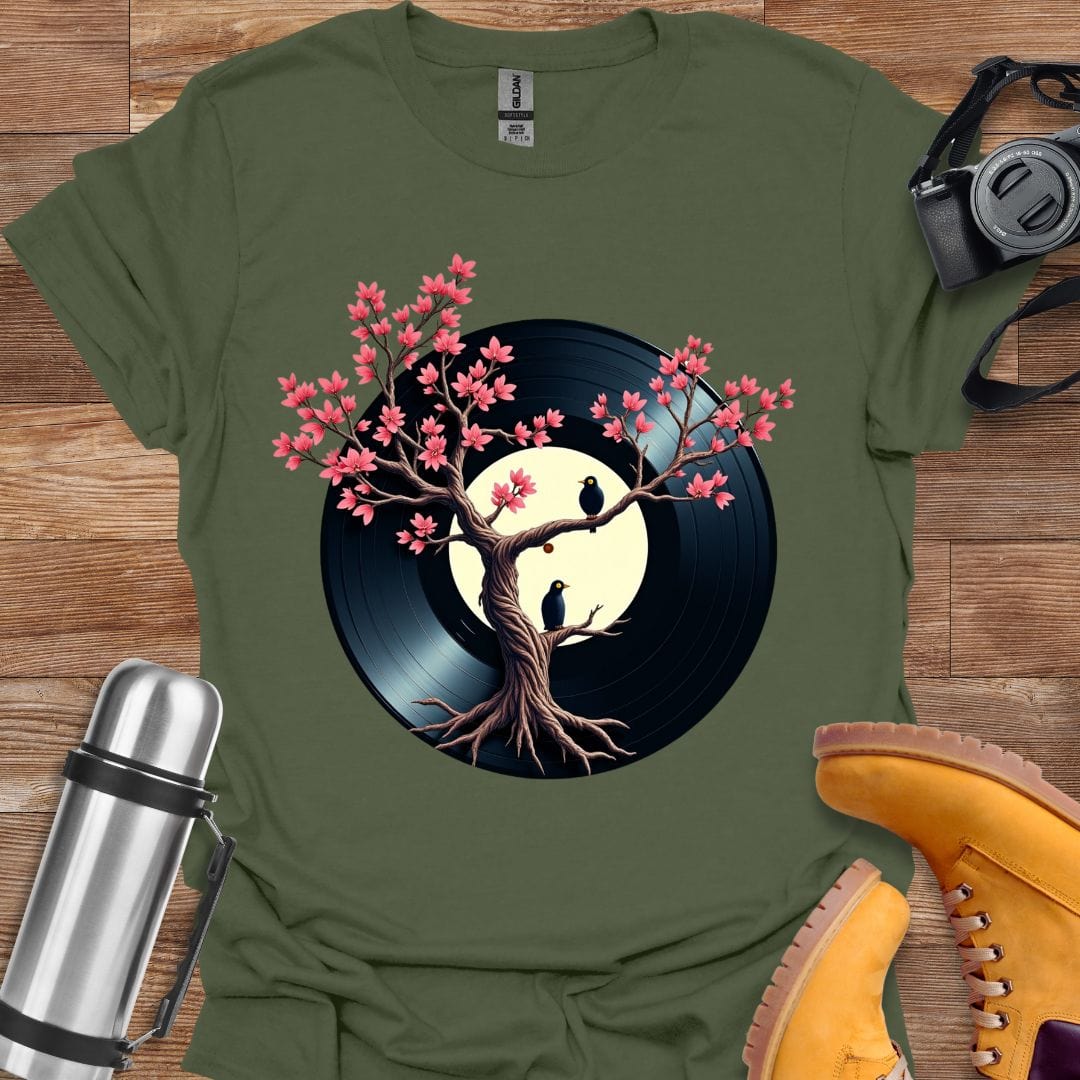 Freekeend T-Shirt Military Green / S Nature Melodies T-shirt