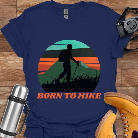 Freekeend T-Shirt Navy / S Born To Hike T-shirt