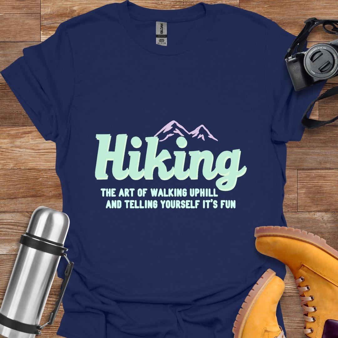 Freekeend T-Shirt Navy / S The Art Of Walking Uphill T-shirt