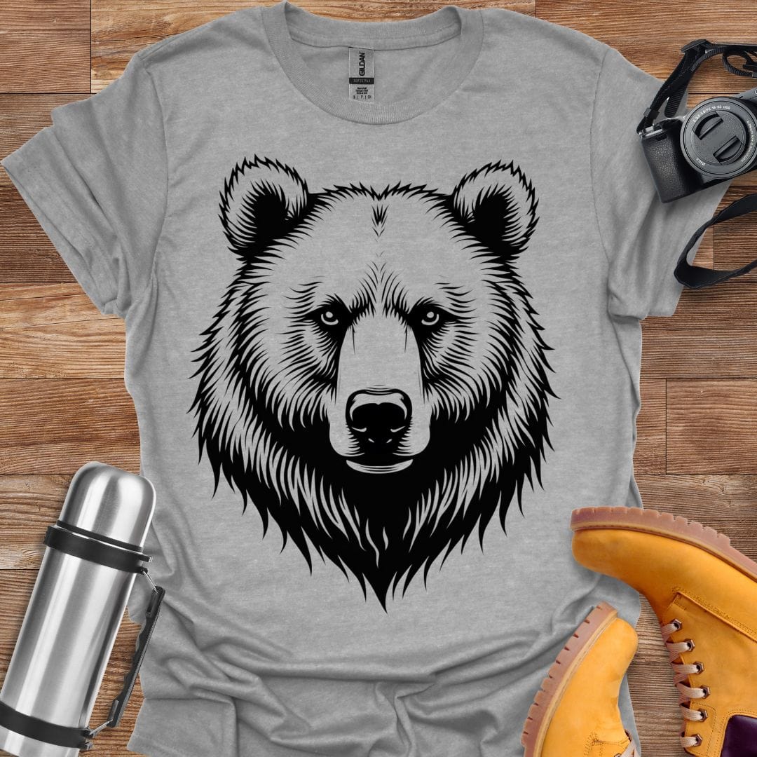 Freekeend T-Shirt Rs Sport Grey / S Bold Bear T-shirt