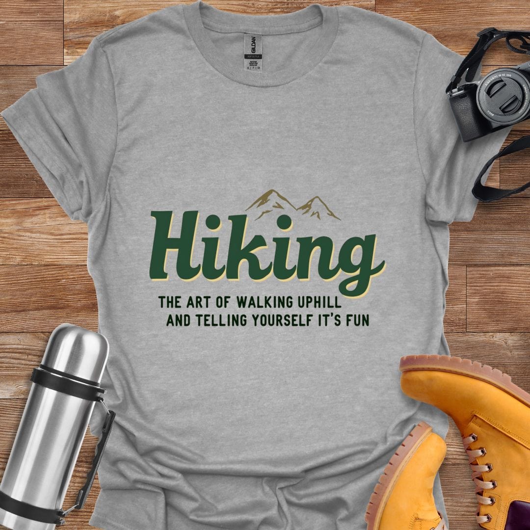 Freekeend T-Shirt Rs Sport Grey / S The Art Of Walking Uphill T-shirt