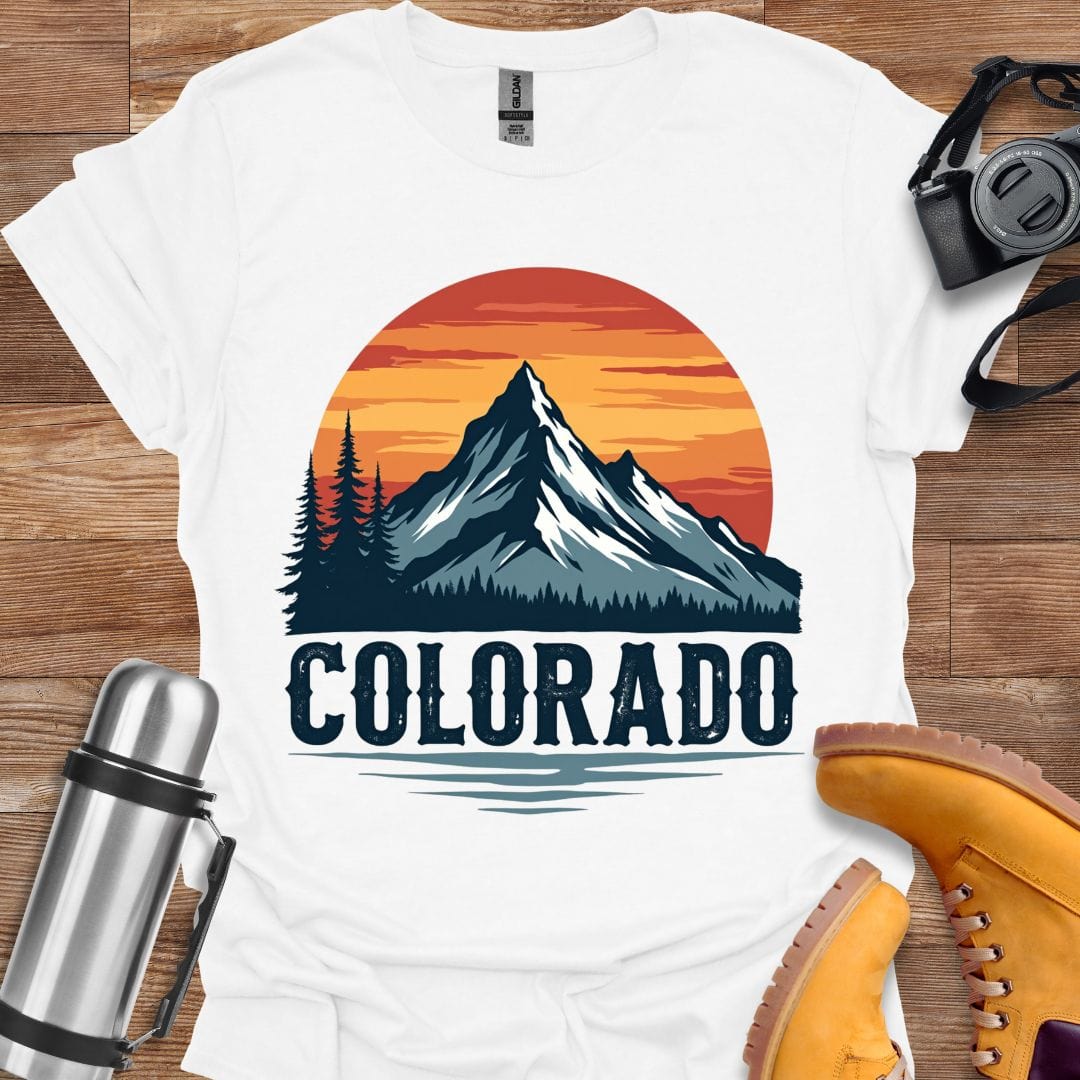 Freekeend T-Shirt White / S Colorado Sunset T-shirt