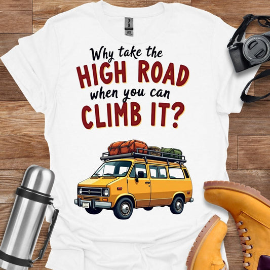 Freekeend T-Shirt White / S High Road Climb It T-shirt