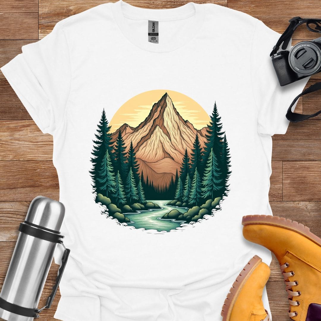 Freekeend T-Shirt White / S Mountain Tranquility T-shirt