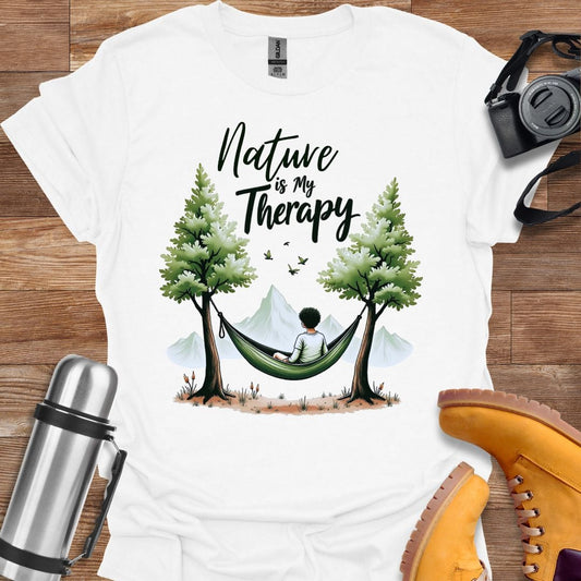 Freekeend T-Shirt White / S Nature Is My Therapy T-shirt