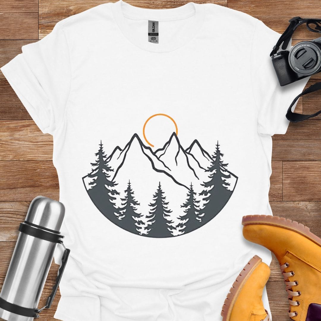 Freekeend T-Shirt White / S Sunrise Mountain T-shirt