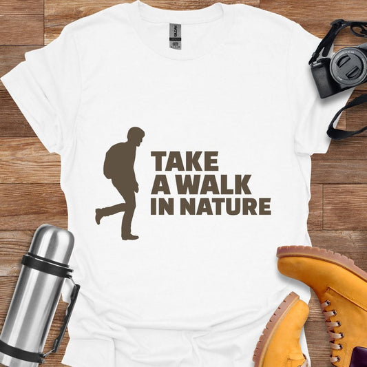 Freekeend T-Shirt White / S Take A Walk In Nature T-shirt