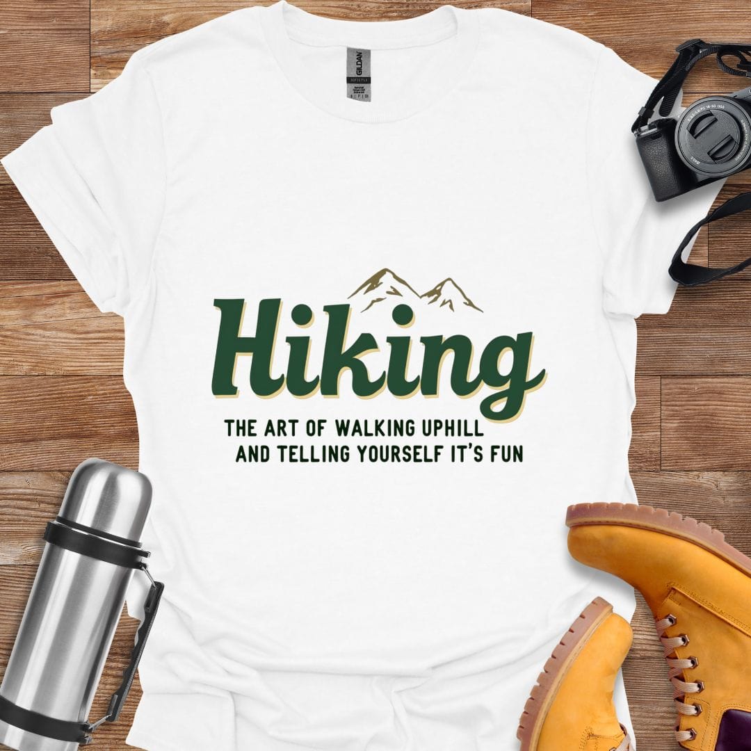 Freekeend T-Shirt White / S The Art Of Walking Uphill T-shirt