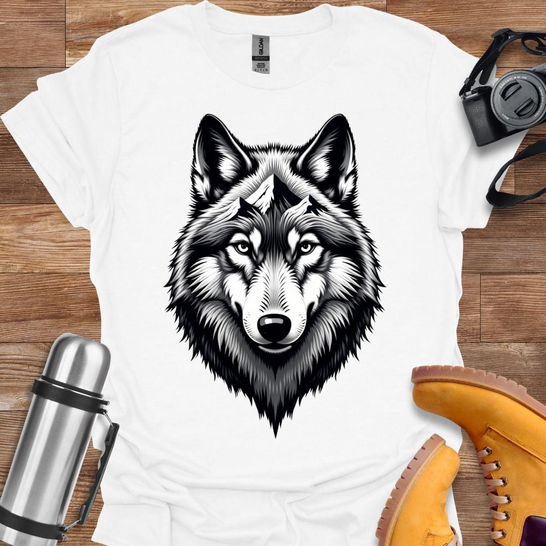 Freekeend T-Shirt White / S Wolf Mountain T-shirt