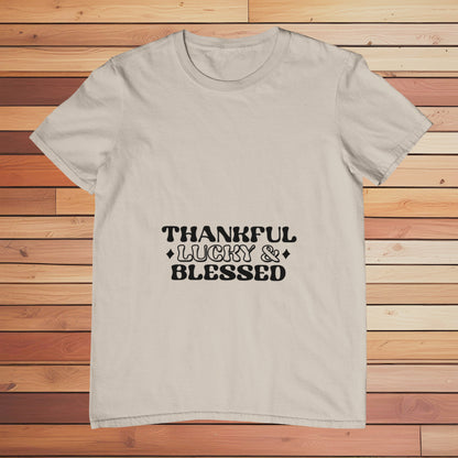 Thankful Lucky & Blessed | Classic T-shirt