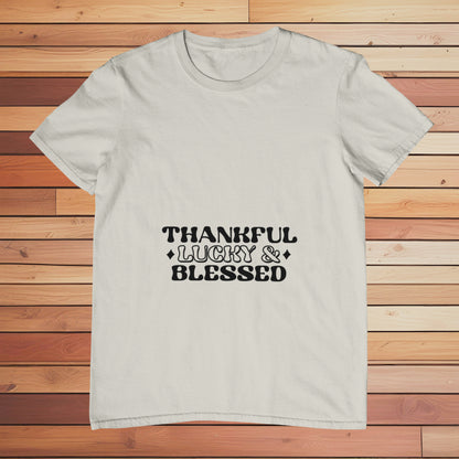 Thankful Lucky & Blessed | Classic T-shirt